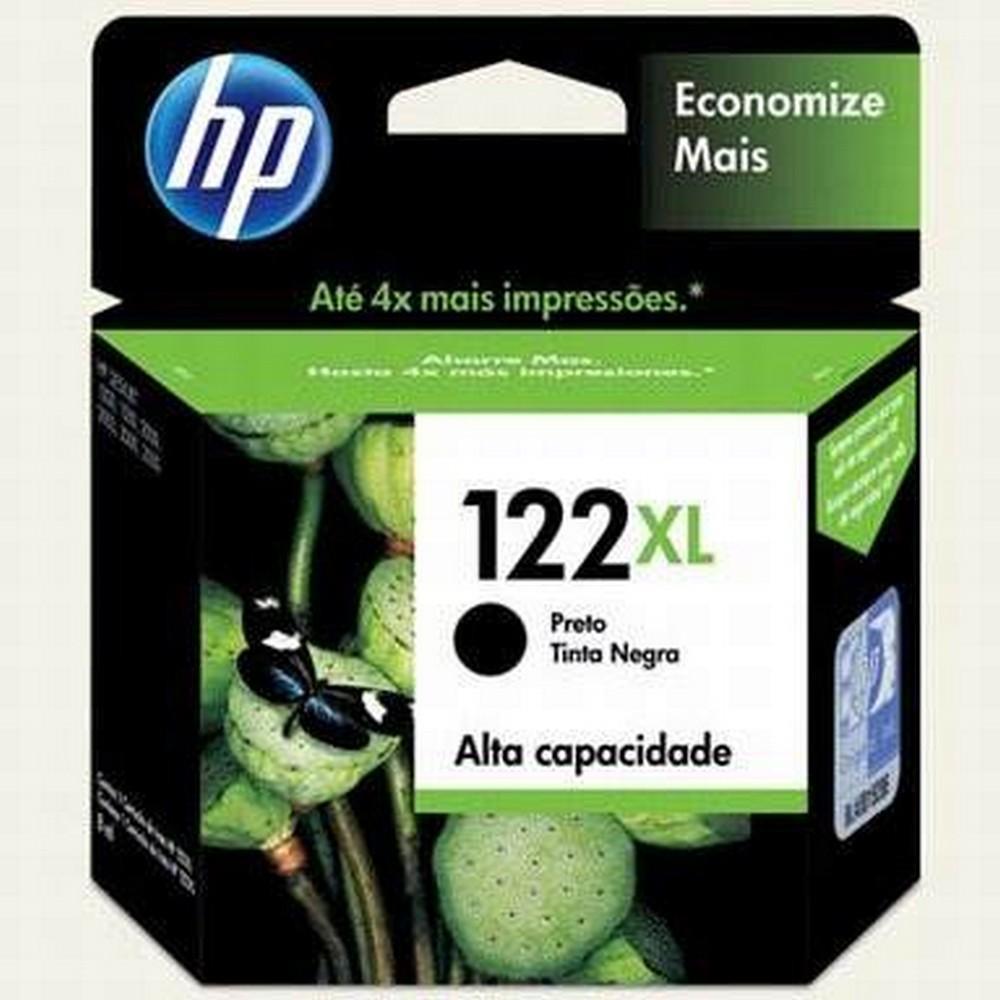 CARTUCHO HP 122XL PRETO (CH563HB) 8,5ML - Millenium Informática
