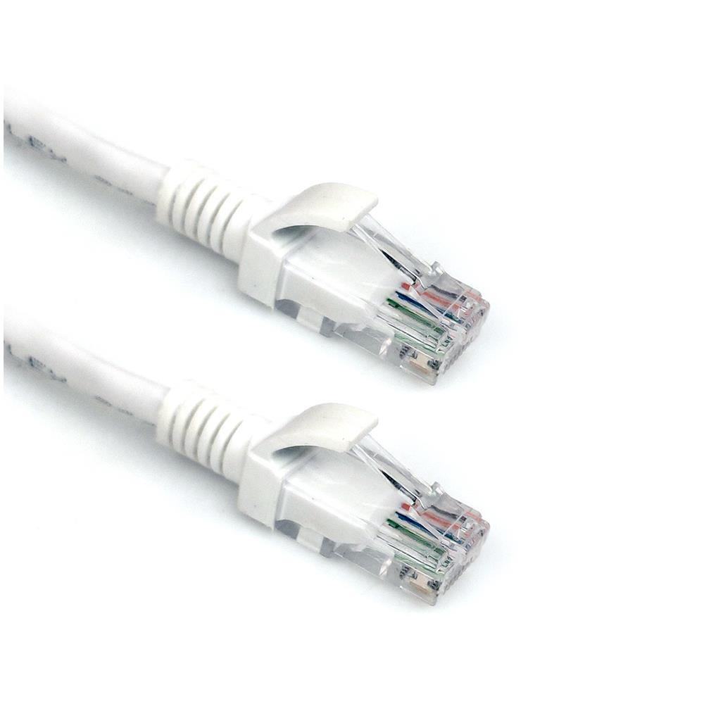 CABO DE REDE CAT6 PATCH CORD 10.0M PLUSCABLE (PCETH6U1000WH) BRANCO
