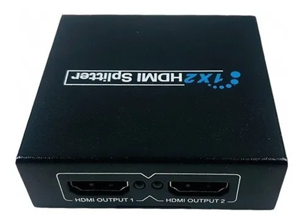 DIVISOR DE VIDEO HDMI (SPLITTER) 1 ENTRADA E 2 SAIDAS Millenium Informática